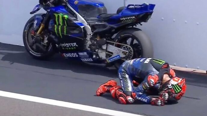 Heartbreak For Fabio Quartararo At Silverstone Grand Prix