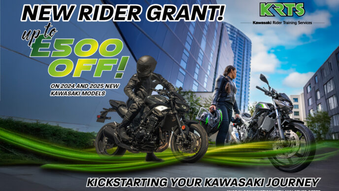 Kawasaki Launch ‘New Rider Grant’ Across A Range Of Machines
