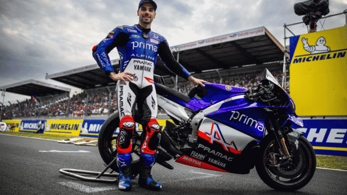 Prima Pramac Yamaha Motogp To Race At The French Grand Prix With Special Alpine Livery