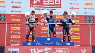 Ray Withstands The Pressure To Take Terrific Treble At Donington Park