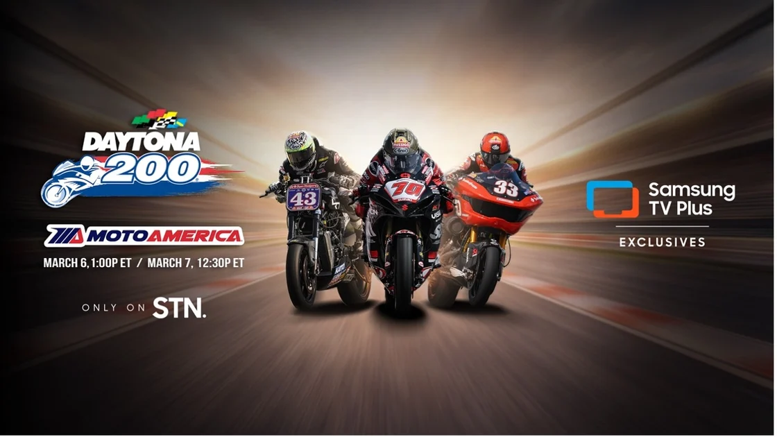 Samsung Tv Plus Becomes Exclusive Fast Home For Live Motoamerica Races