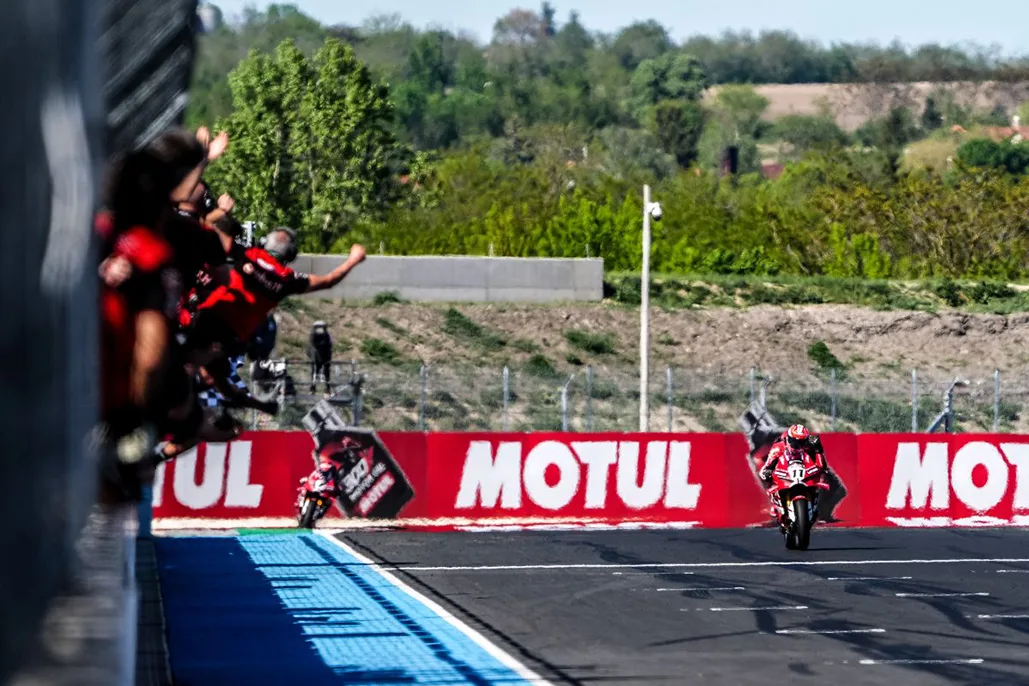 Worldsbk: Bulega'S Dominance Continues With A Hungarian Hat-Trick