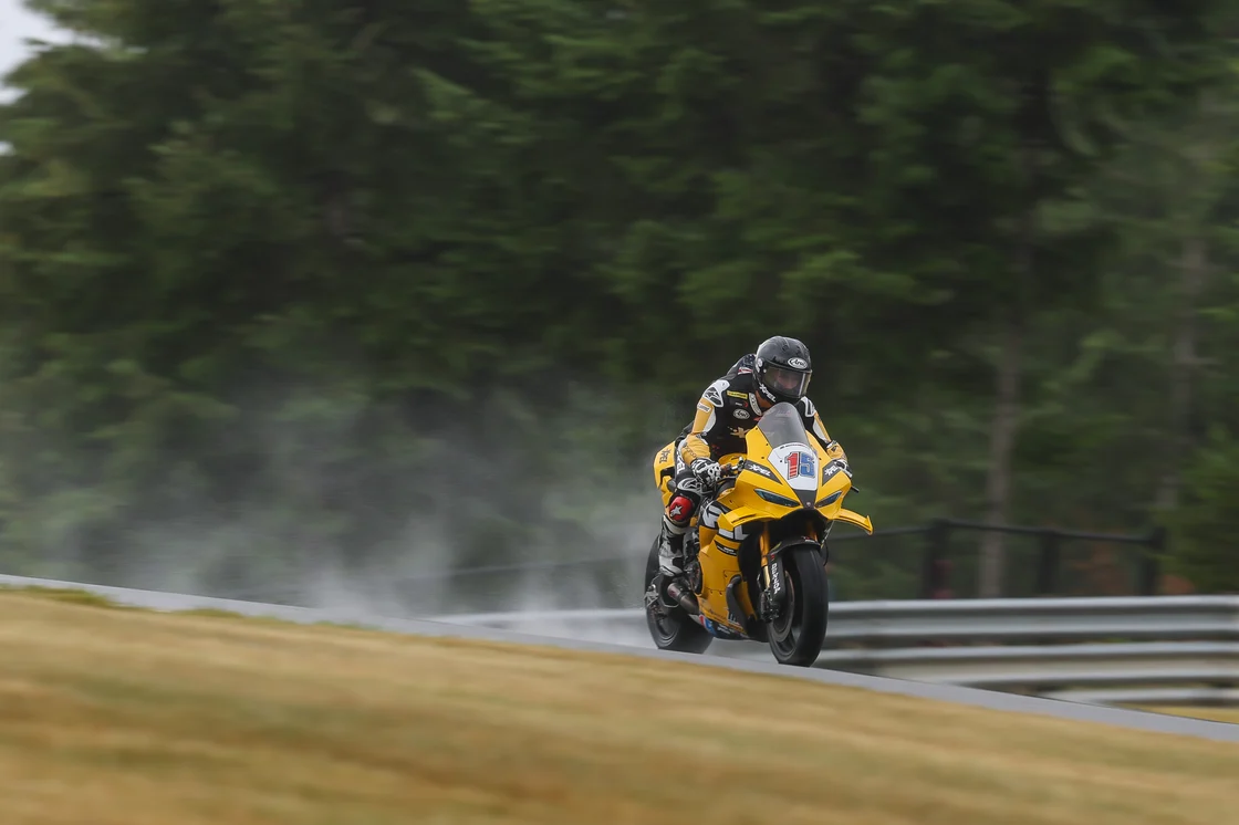 Motoamerica: Jacobsen On Top At Ridge, Ducati Takes Top Three In Wet Timed Practice