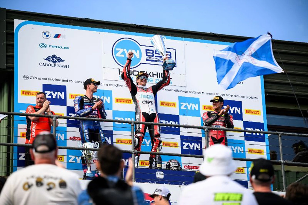 Red-Hot Redding Puts The Hammer Down To Celebrate Victory At Knockhill