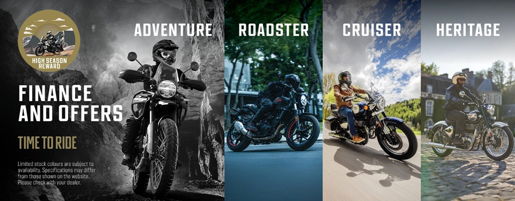 Royal Enfield Rewards: Free Exhausts, Touring Packs &Amp; Finance