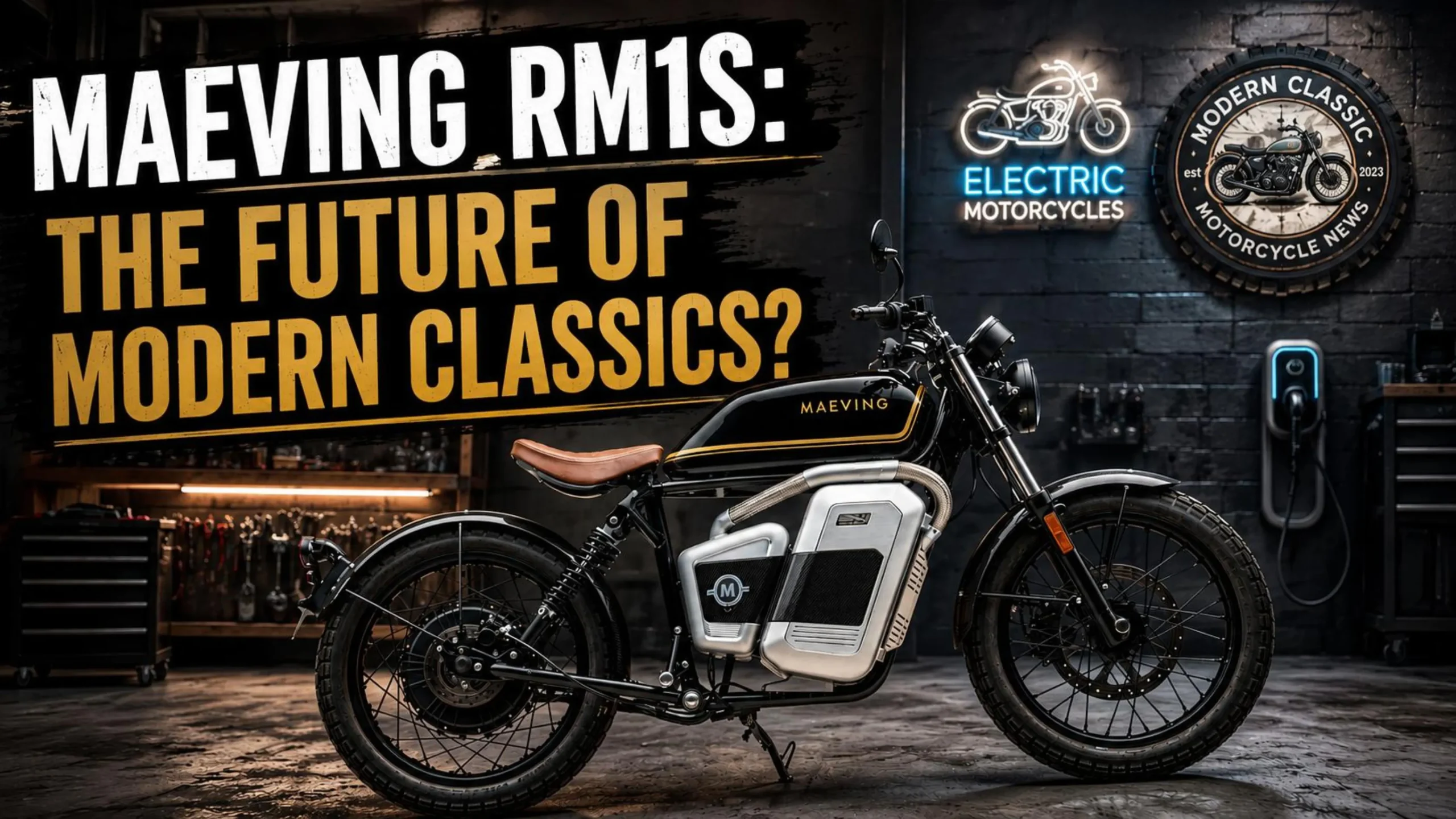 The Maeving Rm1S - The Future Of Modern Classic Motorcycles? - Watch Now